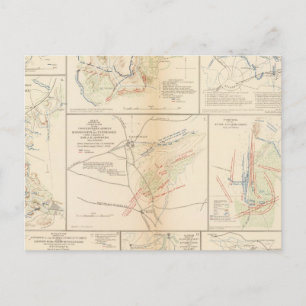 Carte Postale Ligne de marche, 16ème C.A.