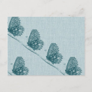 Carte Postale Ligne de papillons