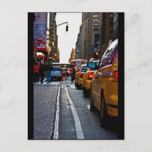 Carte Postale Ligne de taxis en NYC