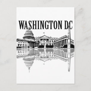 Carte Postale Ligne d'horizon de Washington Dc
