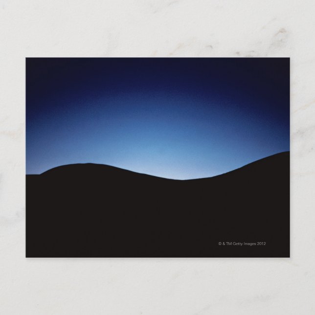 Carte Postale Ligne d'horizon ondulante (Devant)