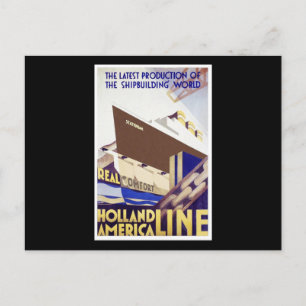 Carte Postale Ligne Holland America