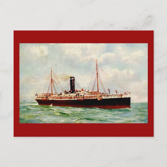 CARTE POSTALE LIGNE ORIENT-PACIFIQUE R.M.S. "ORONTES" 1905 (Devant)