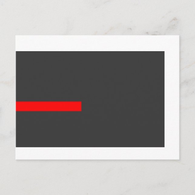Carte Postale Ligne rouge (Devant)