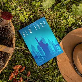 Carte Postale Ligne Skyline New York