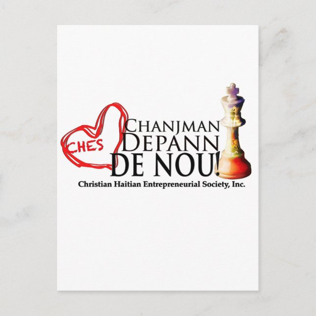 Carte Postale Ligne Slogan (Devant)