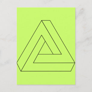 Carte Postale Ligne-Triangle-Art_Vector_Clipart