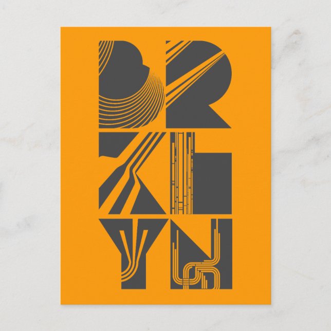 Carte Postale Lignes Brooklyn (Devant)