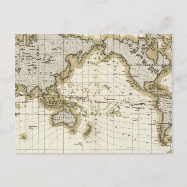Carte Postale lignes isodynamiques de présentation (Devant)
