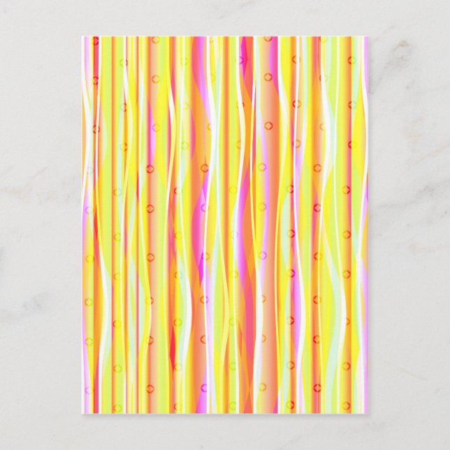Carte Postale Lignes ondulées (Devant)