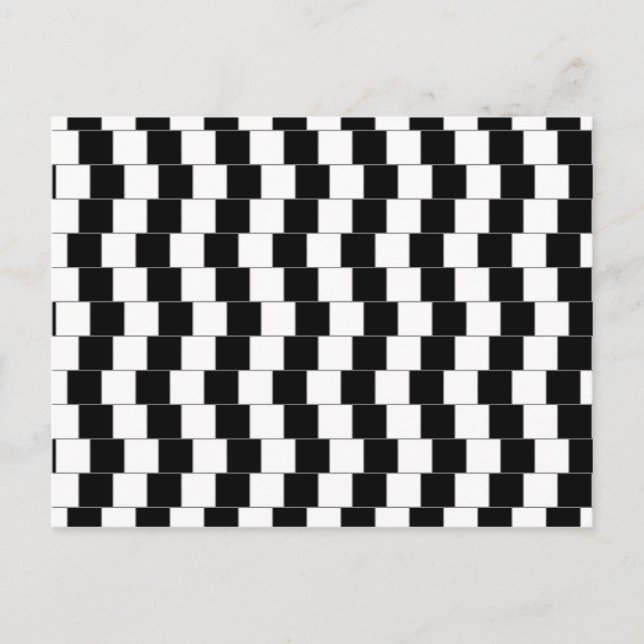 Carte Postale Lignes parallèles (Devant)