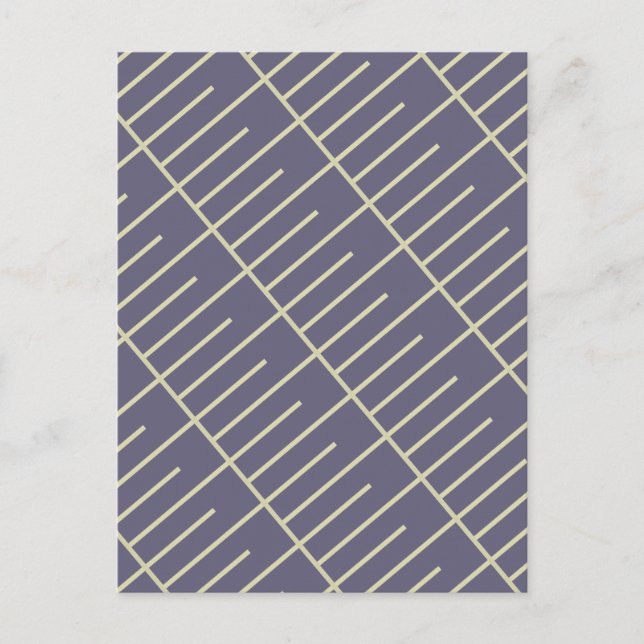 Carte Postale Lignes Rétro (Devant)