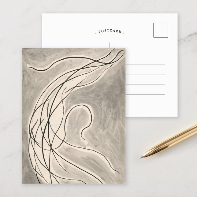 Carte Postale Lignes rythmiques | Abraham Walkowitz (Créateur téléchargé)