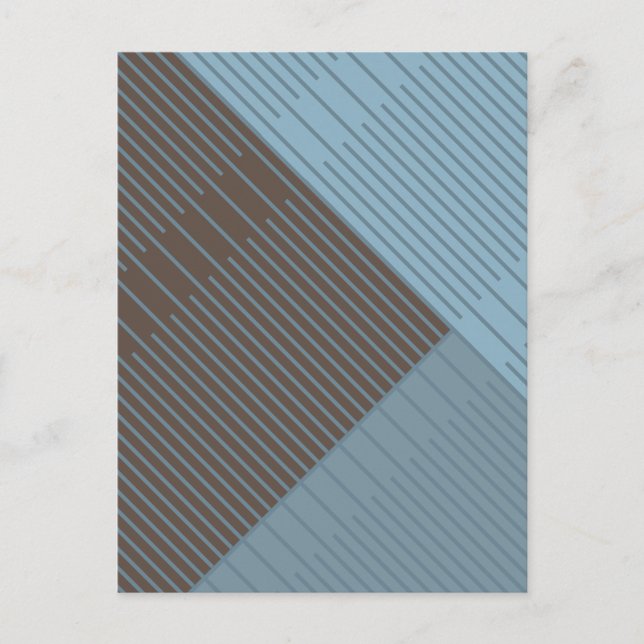 Carte Postale Lignes Simples et Élégantes (Devant)