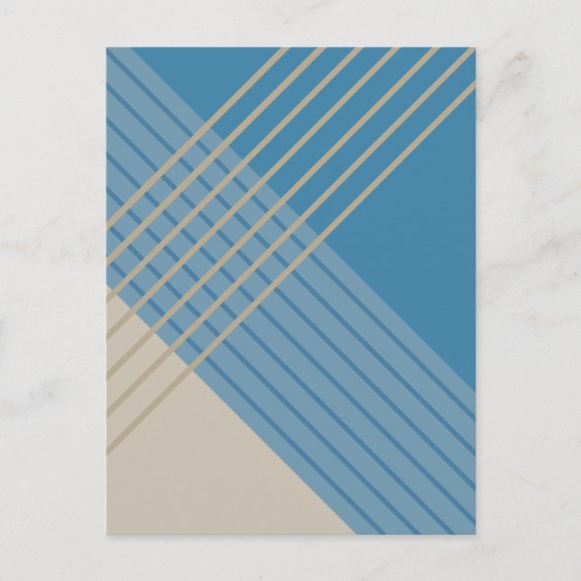 Carte Postale Lignes simples et élégantes 4 (Devant)