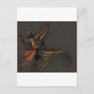 Carte Postale lignes sufi