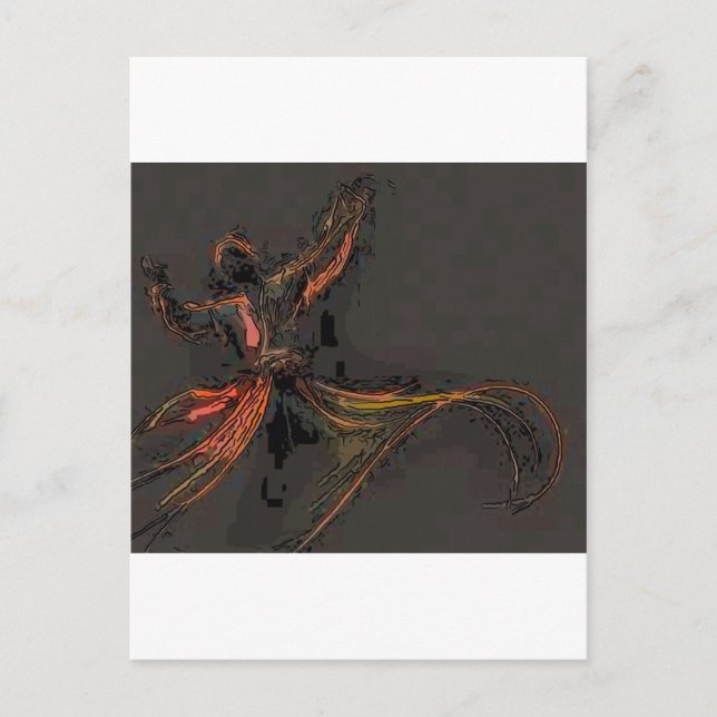 Carte Postale lignes sufi (Devant)