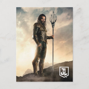 Carte Postale Ligue de Justice   Aquaman Sur Le Champ De Bataill