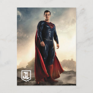 Carte Postale Ligue de Justice   Superman Sur Le Champ De Batail