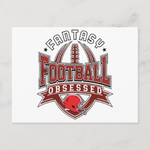 Carte Postale Ligue FFL obsédée de football fantastique