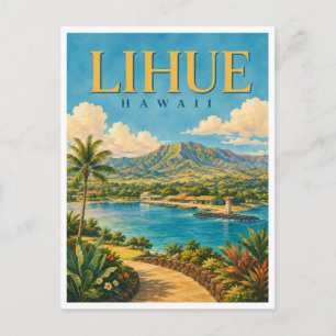 Carte Postale Lihue Hawaii Nawiliwili Harbor GeoSaga