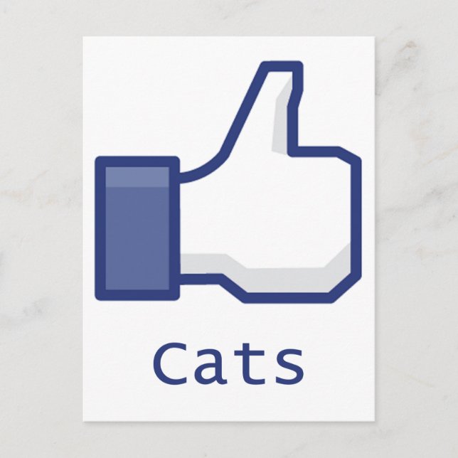 Carte Postale Like Cats (Devant)