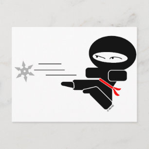 Carte Postale Lil' Ninja
