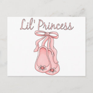 Carte Postale Lil' Princess Ballet Chaussures 1