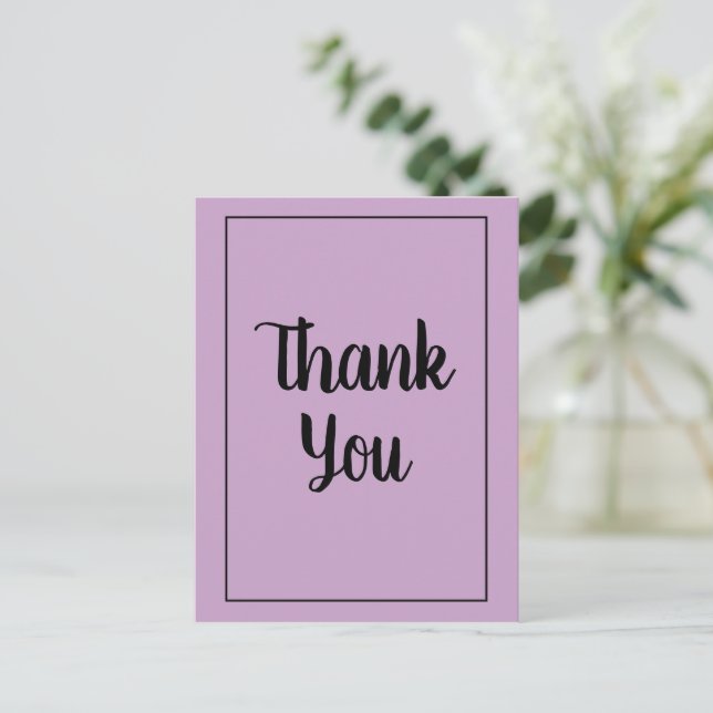 Carte Postale Lilac Merci (Debout devant)