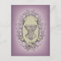 Lilac Vintage steampunk épouse Corset victorien