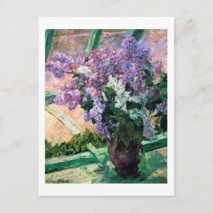 Carte Postale Lilacs dans une fenêtre, Mary Cassatt