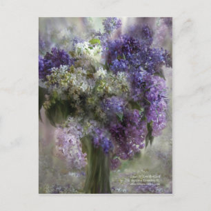 Carte Postale Lilacs Of Love Art