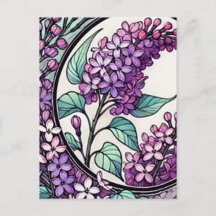 Carte Postale Lilacs pourpres
