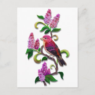 Carte Postale lilas