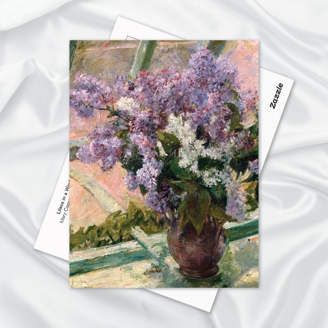 Carte Postale Lilas à la fenêtre Mary Cassatt (Créateur téléchargé)
