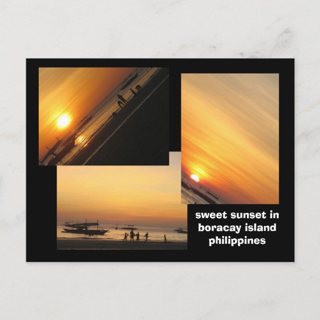 Carte Postale l'île de boracay (Devant)