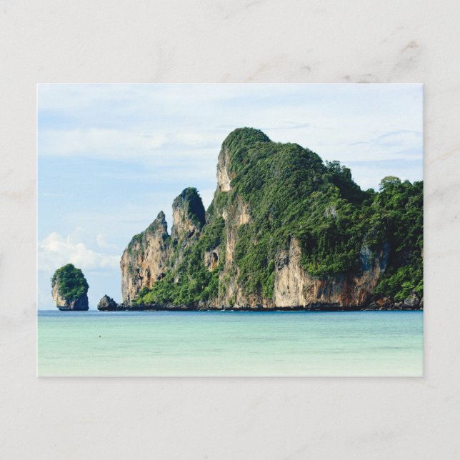 Carte Postale l'île de Ko Phi Phi sur la mer d'Andaman, Krabi (Devant)