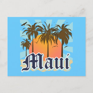 Carte Postale L'île de Maui Hawaii Souvenir