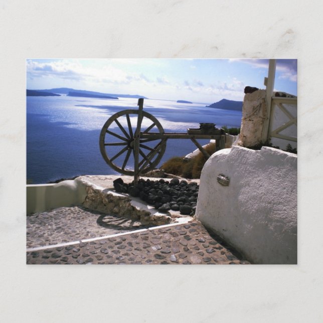 Carte Postale L'île de Santorin Grèce (Devant)