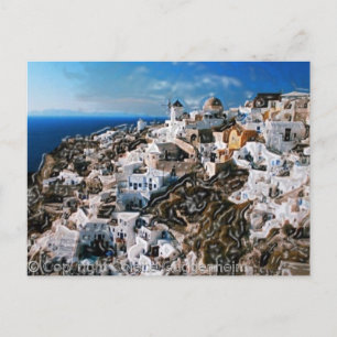 Carte Postale L'île de Santorin Grèce