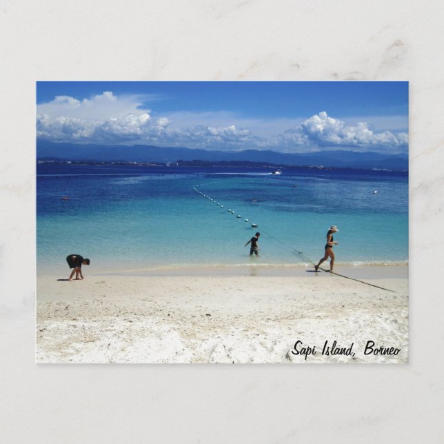 Carte Postale L'île de Sapi, Bornéo (Devant)