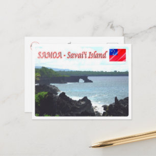 Carte Postale L'île de Savai'i - Littoral - Samoa -