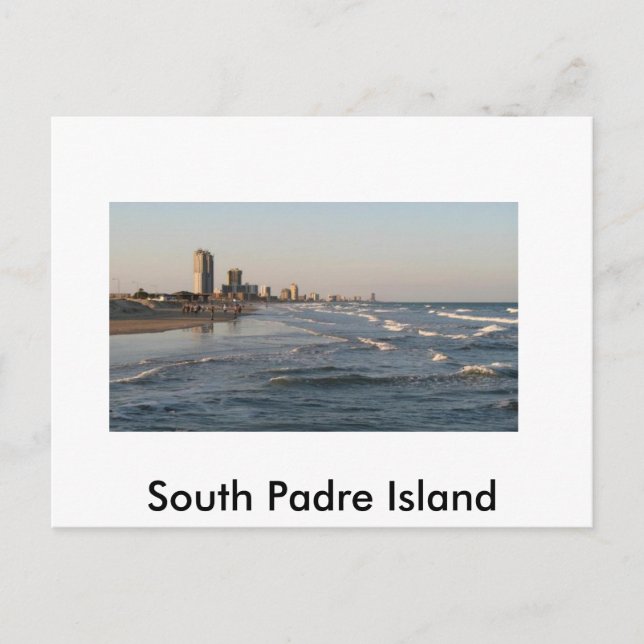 Carte Postale L'île de South Padre (Devant)