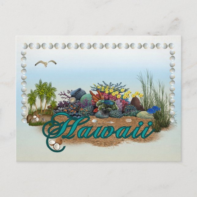 Carte Postale L'île d'Hawaii (Devant)