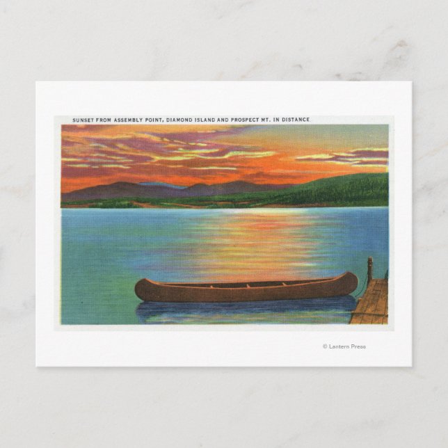 Carte Postale L'île Diamond, le Mont Prospect (Devant)