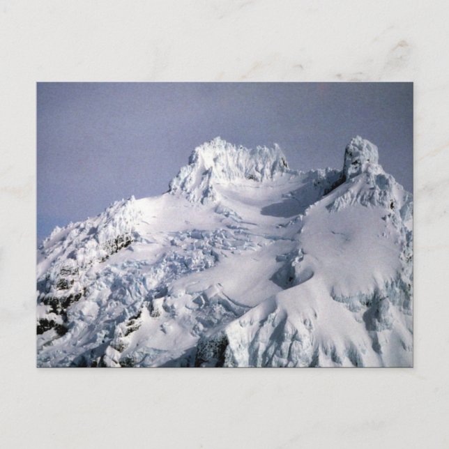 Carte Postale L'île d'Unimak, le volcan Isanotski (Devant)