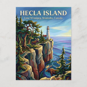 Carte Postale L'île Hecla Canada
