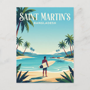 Carte Postale L'île Saint-Martin Bangladesh