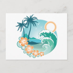 Carte Postale L'île tropicale