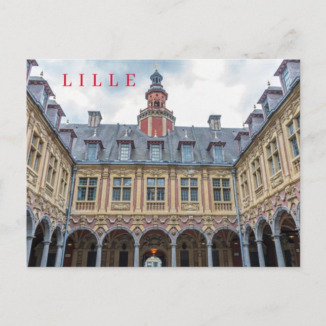 Carte postale Lille Old Stock Exchange (Devant)